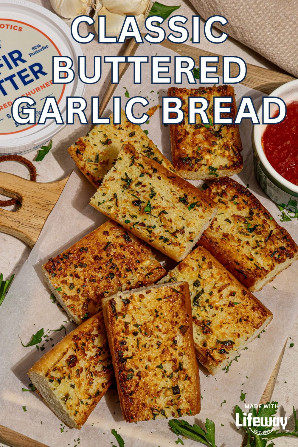 Classic Buttered Garlic Bread