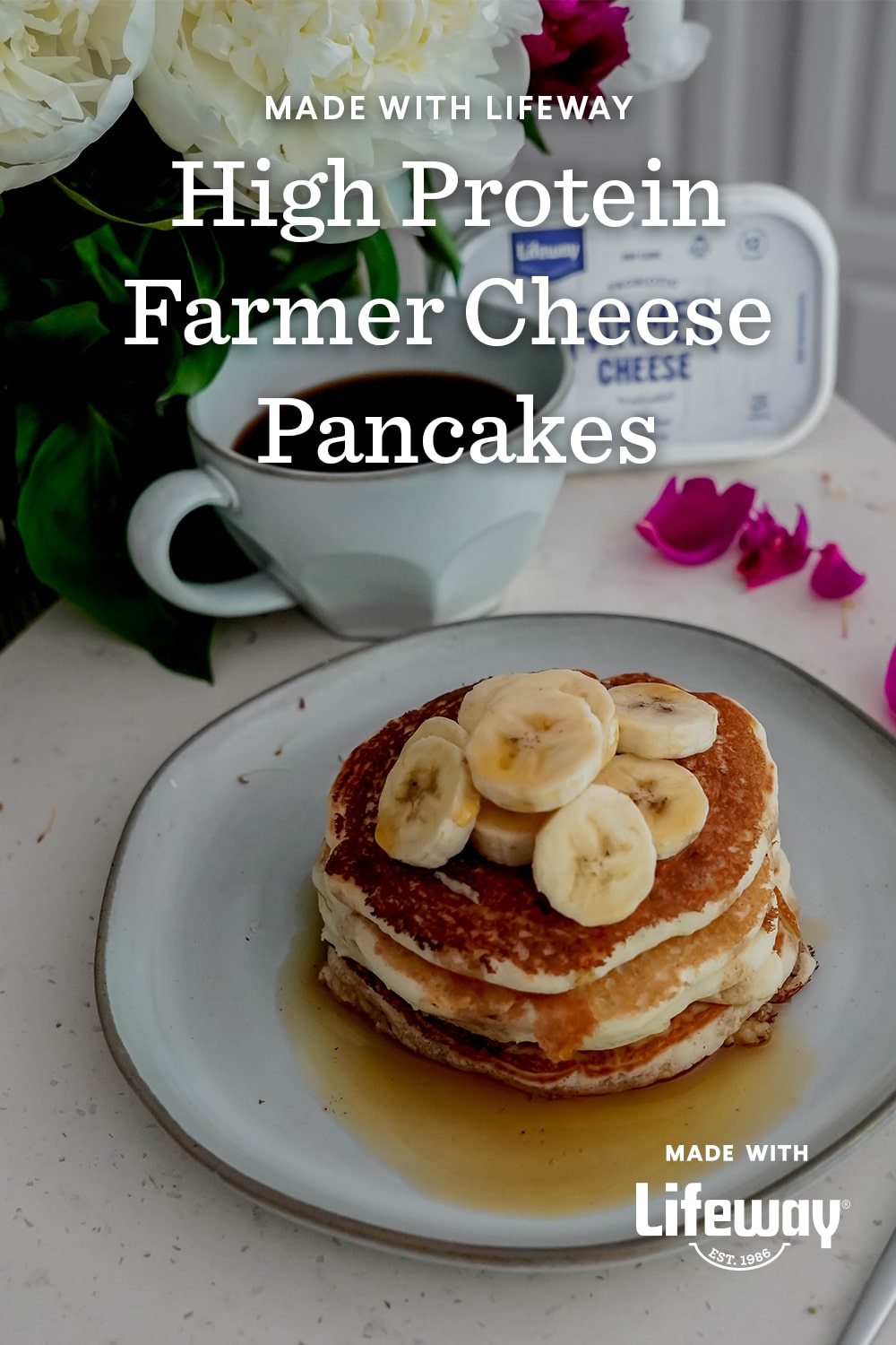 High Protein Farmer Cheese Pancakes