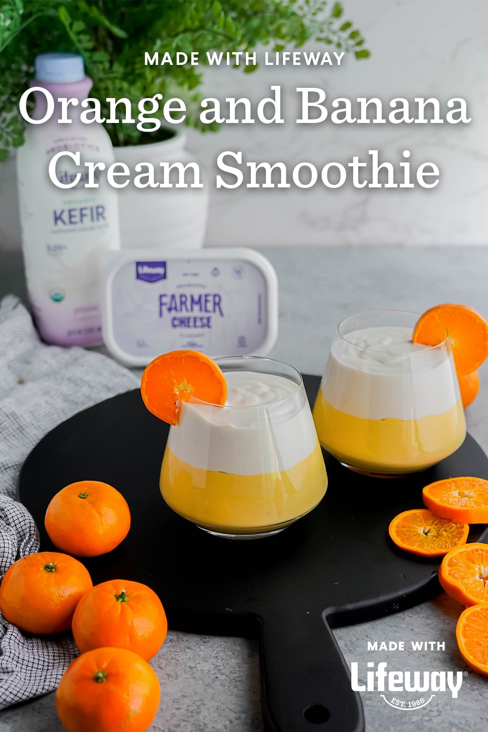 Orange and Banana Cream Smoothie